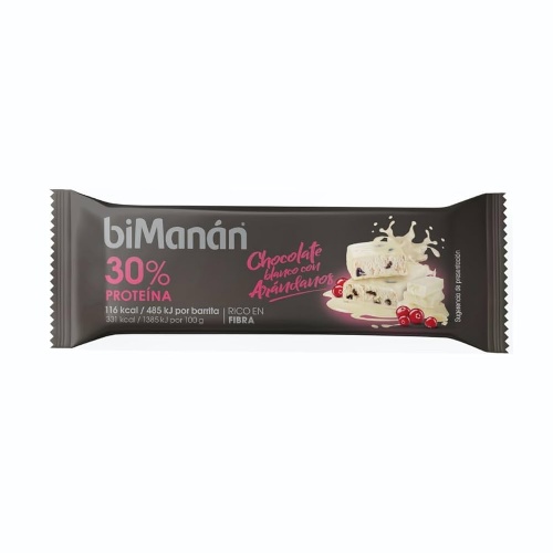 Bimanan befit barrita chocolate blanco con arandanos 35g 1 unidad