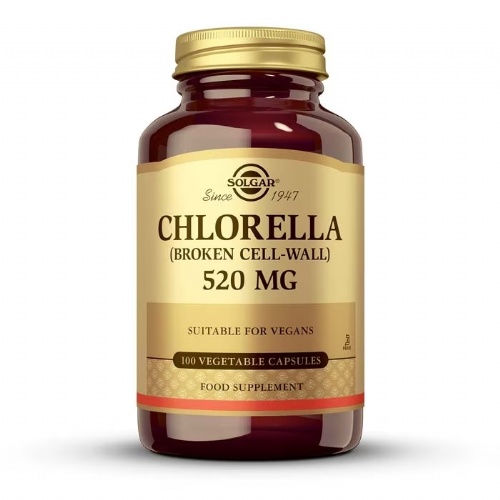 Solgar clorela  520 mg 100 capsulas vegetales