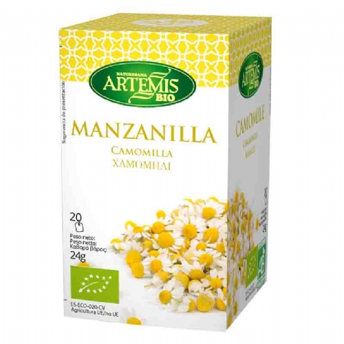Artemis bio manzanilla infusion 20 bolsas bio