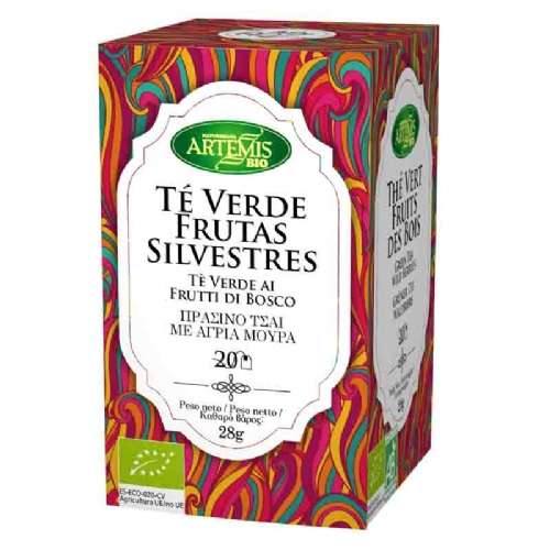 Artemis bio te verde frutas silvestres infusion 20bolsitas b