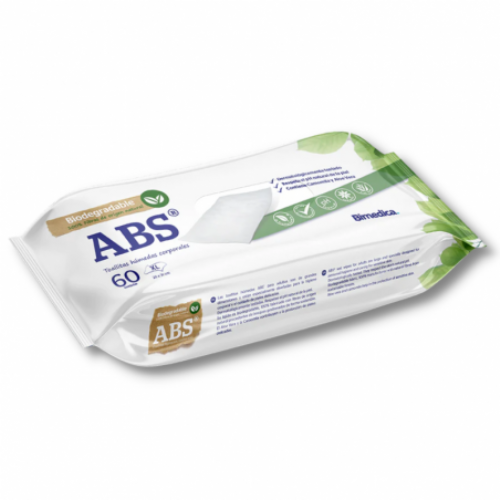 Abs toallitas humedas corporales (60 unidades 28 x 31 cm)