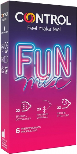 Control fun - preservativos (mix 6 unidades)