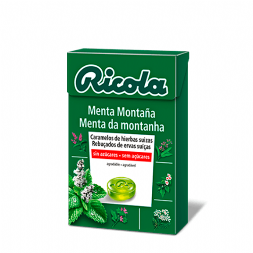 Ricola caramelos sin azucar (1 envase 50 g sabor menta montaña)
