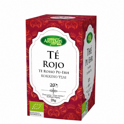 Artemis bio te puerh rojo infusion 20bolsitas. bio