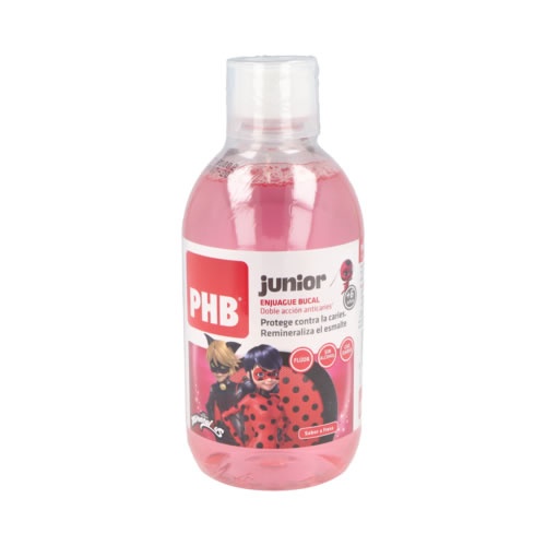 Phb junior enjuague bucal (1 envase 500 ml ladybug)