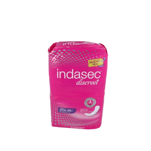 Compresa perdidas leves - indasec discreet (extra 20 unidades)