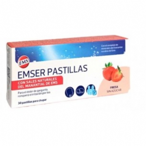 Emser fresa 30 pastillas para chupar