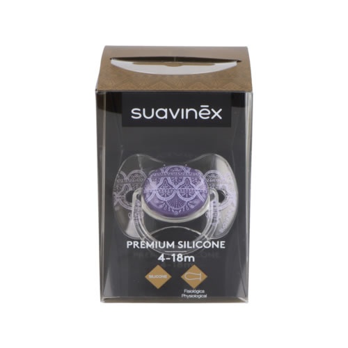 Chupete silicona fisiologico - suavinex premium (4 - 18 meses 1 unidad)