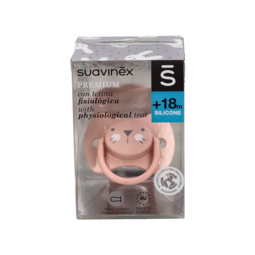 Chupete silicona fisiologico - suavinex premium (+ 18 meses 1 unidad)