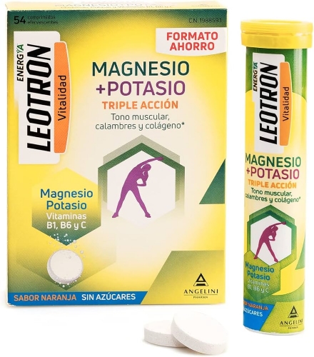 Leotron magnesio  54 comprimidos efervescentes sabor limon