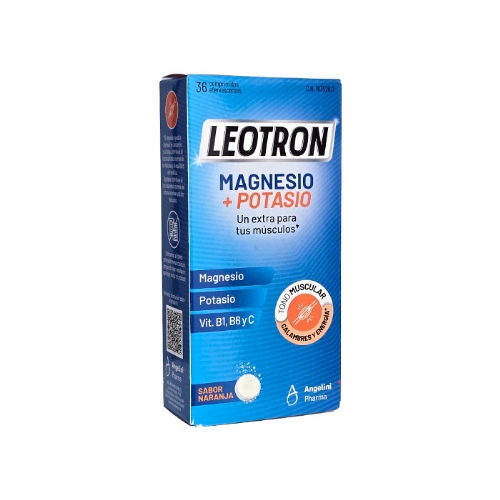 Leotron magnesio + potasio (36 comprimidos efervescentes)