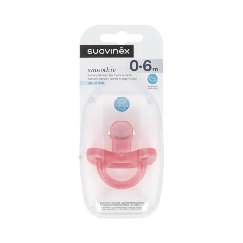 Chupete silicona anatomico - suavinex todosilicona (0 - 6 meses 1 unidad)