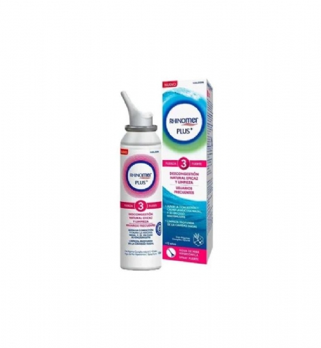 Rhinomer plus usuarios frecuentes fuerza 3 fuerte  1 spray 125 ml