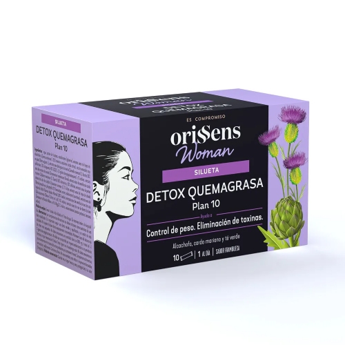 Orissens detox quemagrasas 10 sticks 15 ml sabor frambuesa