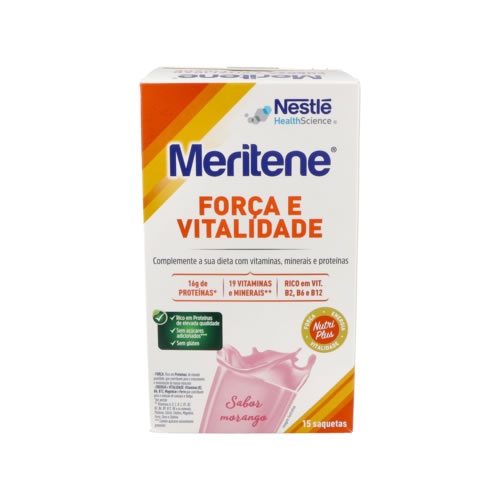 Meritene fuerza y vitalidad batido (15 sobres 30 g sabor fresa)