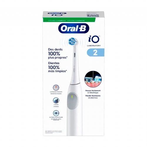 Cepillo dental electrico oral-b io laboratory 2 1 unidad color blanco