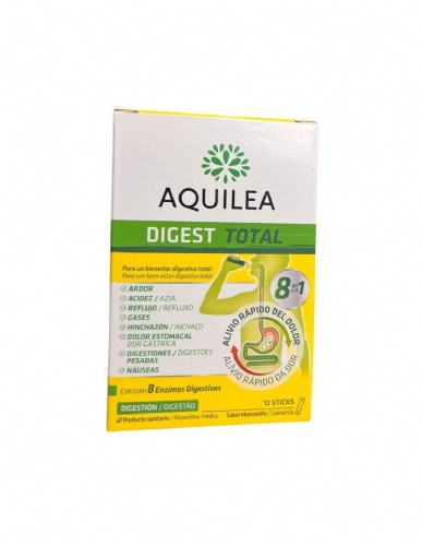 Aquilea digest total  12 sticks 2,5 g sabor manzanilla