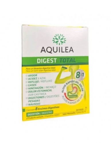Aquilea digest total  24 sticks 2,5 g sabor manzanilla