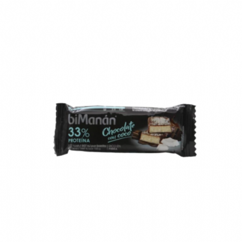 Bimanan barrita 33% proteina chocolate con coco 35g 1 unidad