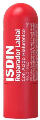 Isdin reparador labial  1 stick 4 g color rojo