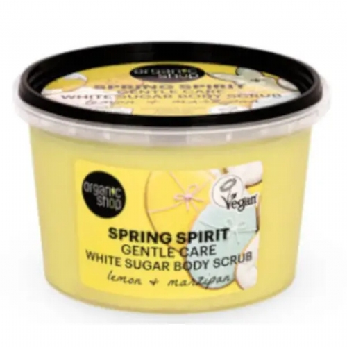 Organic shop exfoliante corporal suave de azucar «spring spirit», 250 ml