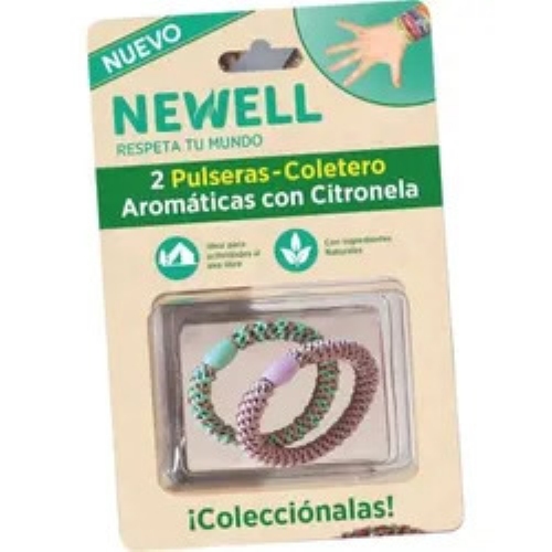 Newell pulsera-coletero con citronela mosquitos  2 unidades