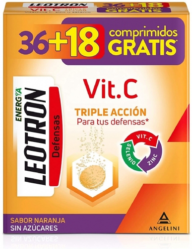 Leotron vitamina c  54 comprimidos efervescentes
