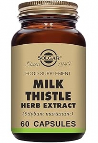 Solgar cardo maria extracto de hierba  60 capsulas vegetales