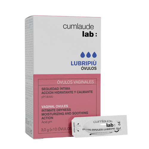 Cumlaude lab: lubripiu ovulos vaginales  10 unidades