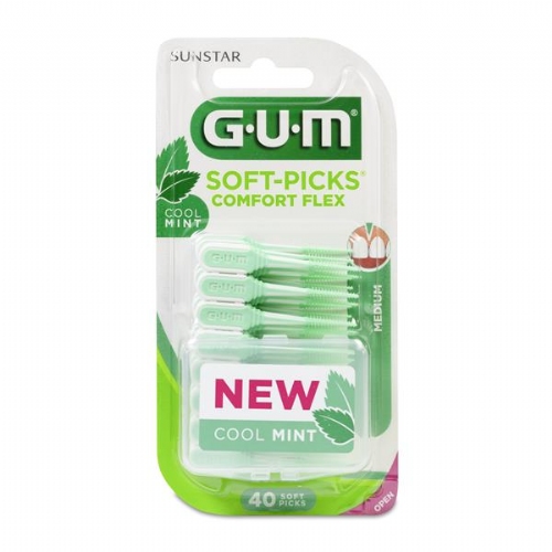 Soft picks minty gum 40 unidades - gum