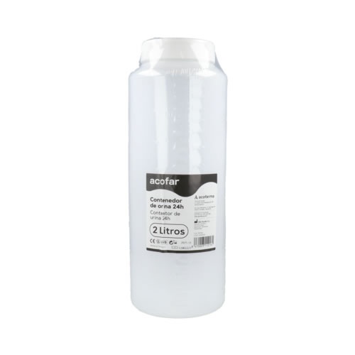 Envase de recogida de orina de 24 horas - acofar (1 unidad 2000 ml)