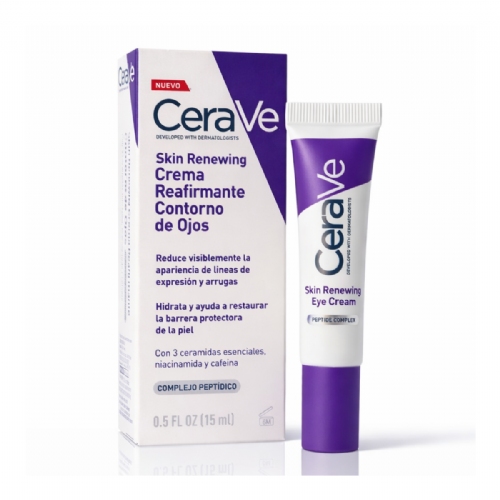 Cerave skin renewing crema reafirmante contorno de ojos 15 ml