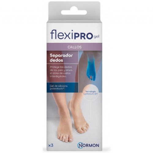 Separador dedos flexipro 3 unidades