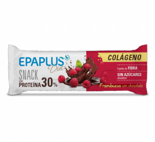 Epaplus diet  1 barrita sabor frambuesa con chocolate