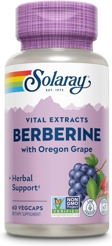 Berberine solaray  60 capsulas vegetales