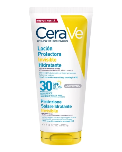 Cerave Loción Protectora Invisible Hidratante SPF30+ 177ML