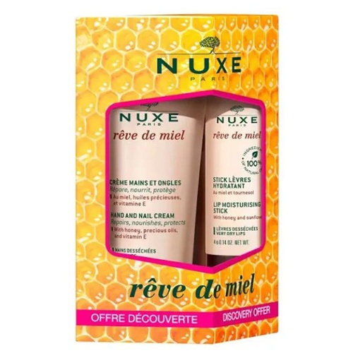 Nuxe reve crema de mans + stick llavis