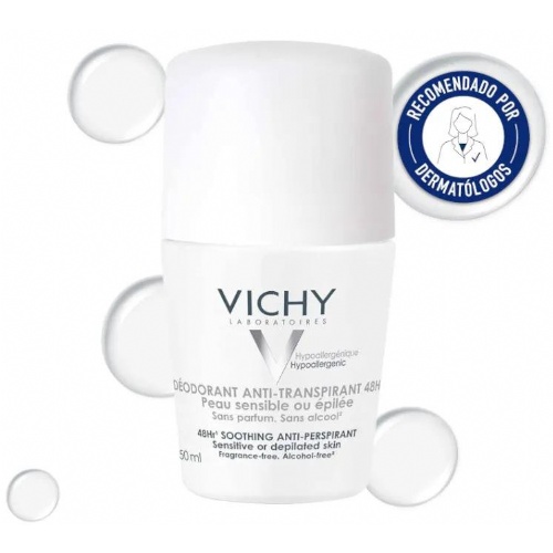 Vichy desodorante bola piel sensible  1 envase 50 ml