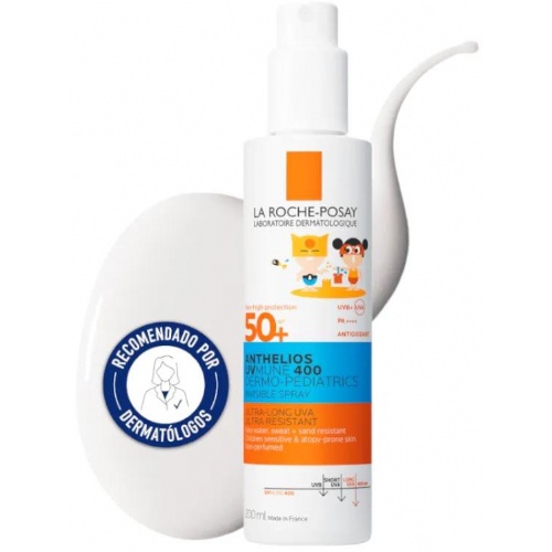 Anthelios uvmune400 dermo-pediat spray invisible spf 50+ (1 envase 200 ml)