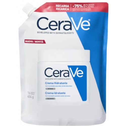 Cerave crema hidratante  1 envase 473 ml recarga