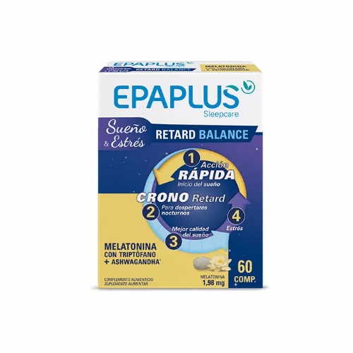 Epaplus sleepcare melatonina retard balance plus  60 comprimidos