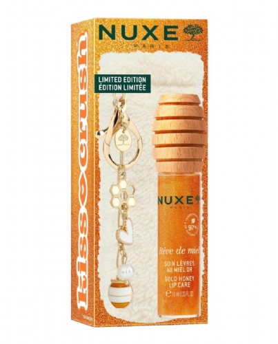 Nuxe lip case gold reve miel