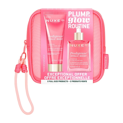 Nuxe prodigieuse hyalu boost rutina plump glow