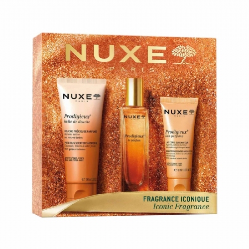 Nuxe prodigieux fragancia iconica perfum prodigieux huile de ducha leche corporal