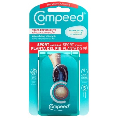 Compeed sport ampollas planta del pie (5 unidades)