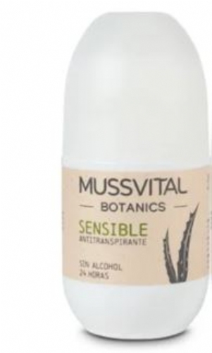 Mussvital botanics desodorante sensible 75 ml