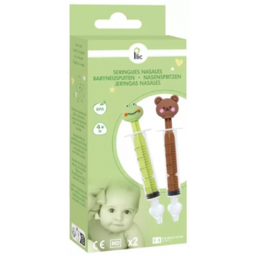 Jeringa lavado nasal infantil 2 unidades