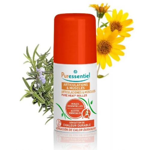 Puressentiel articulaciones y musculos pure heat roller 14 aceites esenciales 1 roll on 75 ml
