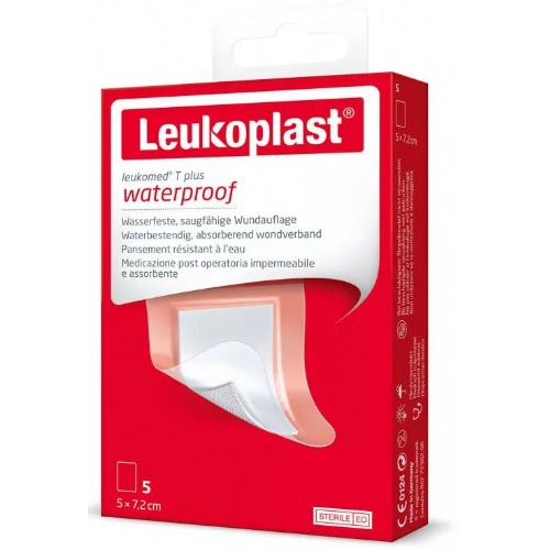 Leukomed t plus - aposito esteril adhesivo (5 unidades 7,2 cm x 5 cm)