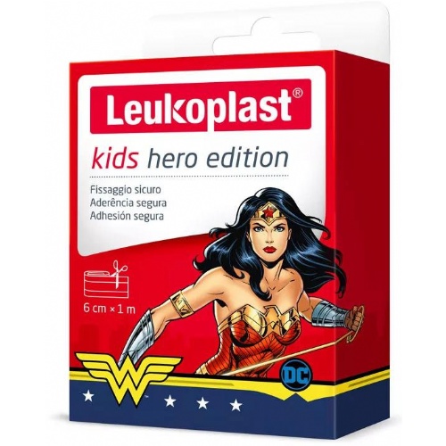 Leukoplast kids hero (1 tira recortable 6 cm x 1 m wonderwoman)